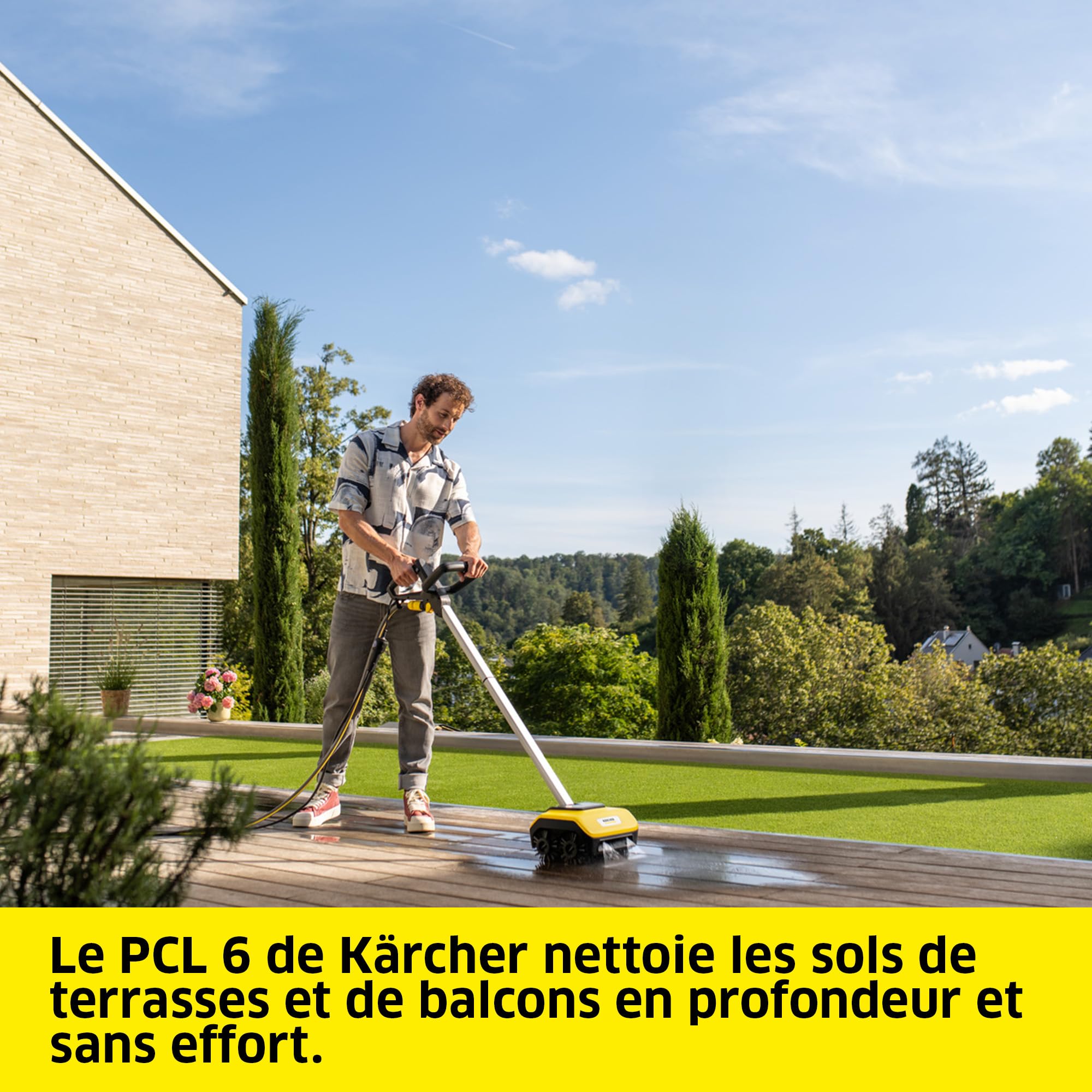 Kärcher Nettoyeur de Terrasses PCL 6, 10 Bar, 180 l/h, 300 mm, 600-800 TR/Min