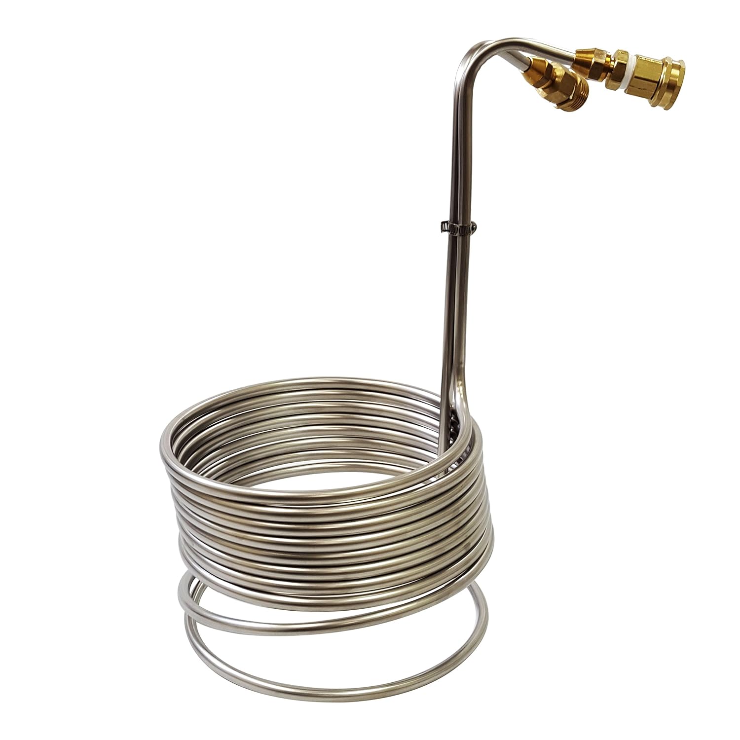 Buy Stainless Steel Immersion Wort Chiller w/Garden Hose Fittings