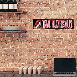 Rico Industries NBA Portland Trail Blazers 16-Inch Plastic Street Sign Dcor
