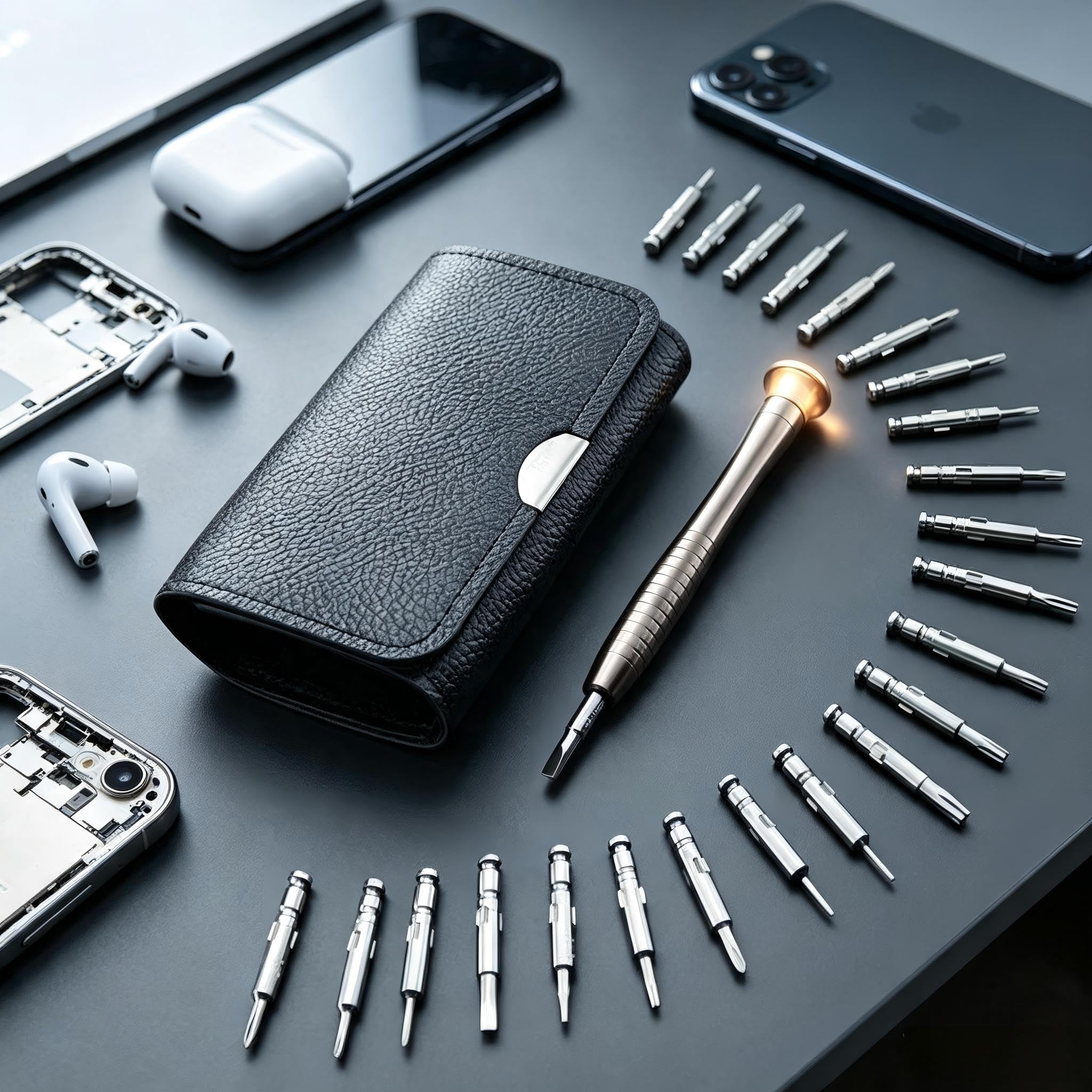 24-in-1 Precision Screwdriver Set with Strong Magnetic CRV Bits