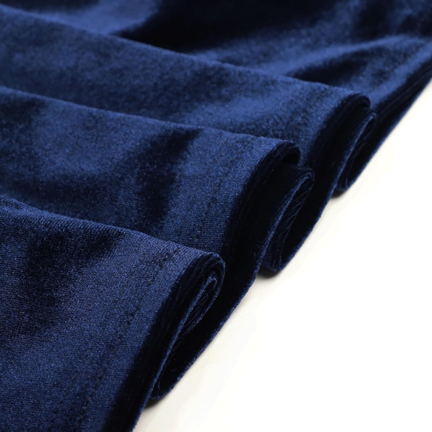 Women's Elegant Velvet Belted Pleated Long Sleeve Cocktail Party Formal Wedding Guest A-Line Maxi Long Dress - Image 6