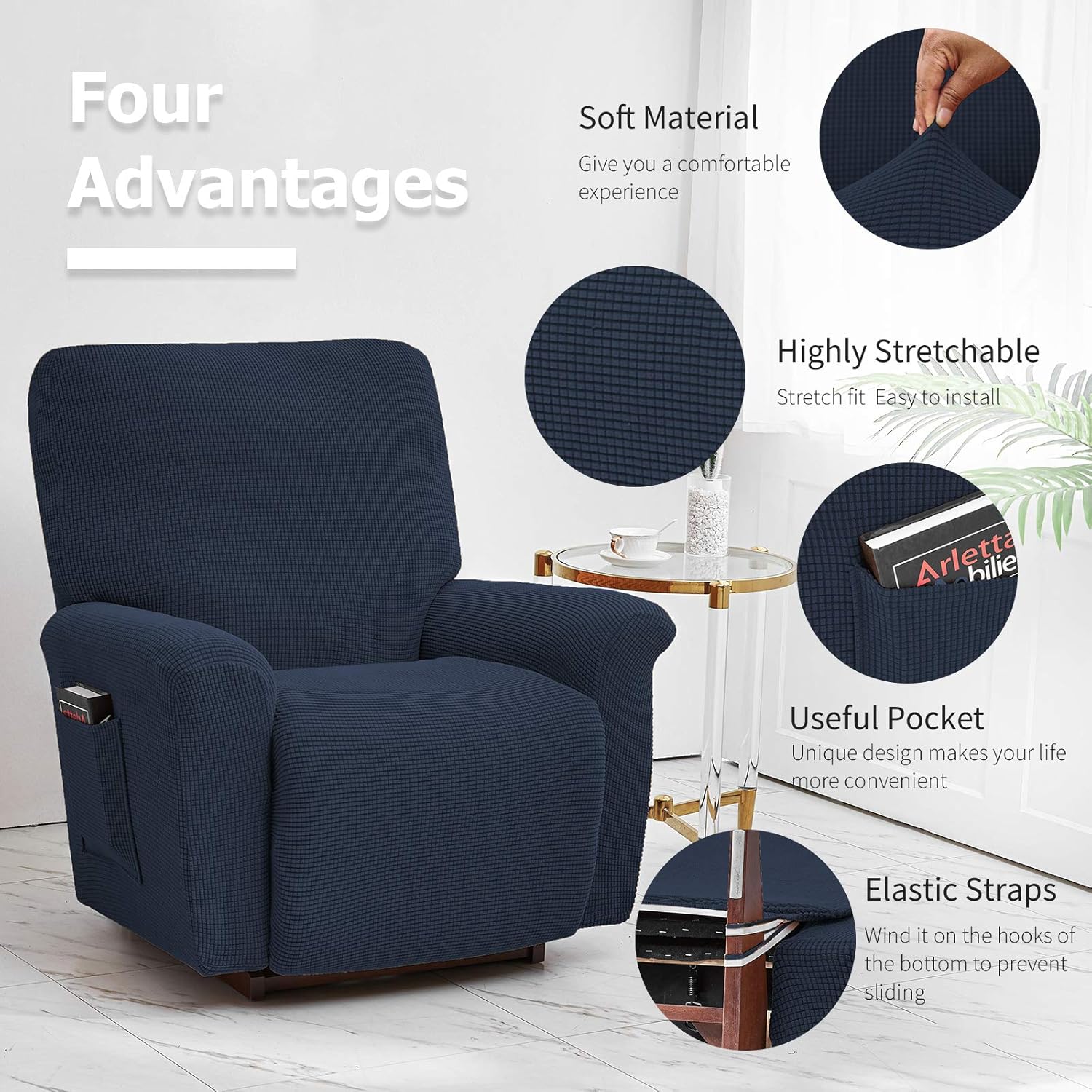 Buy Stretch Recliner Cover Recliner Chair Covers for Living Room