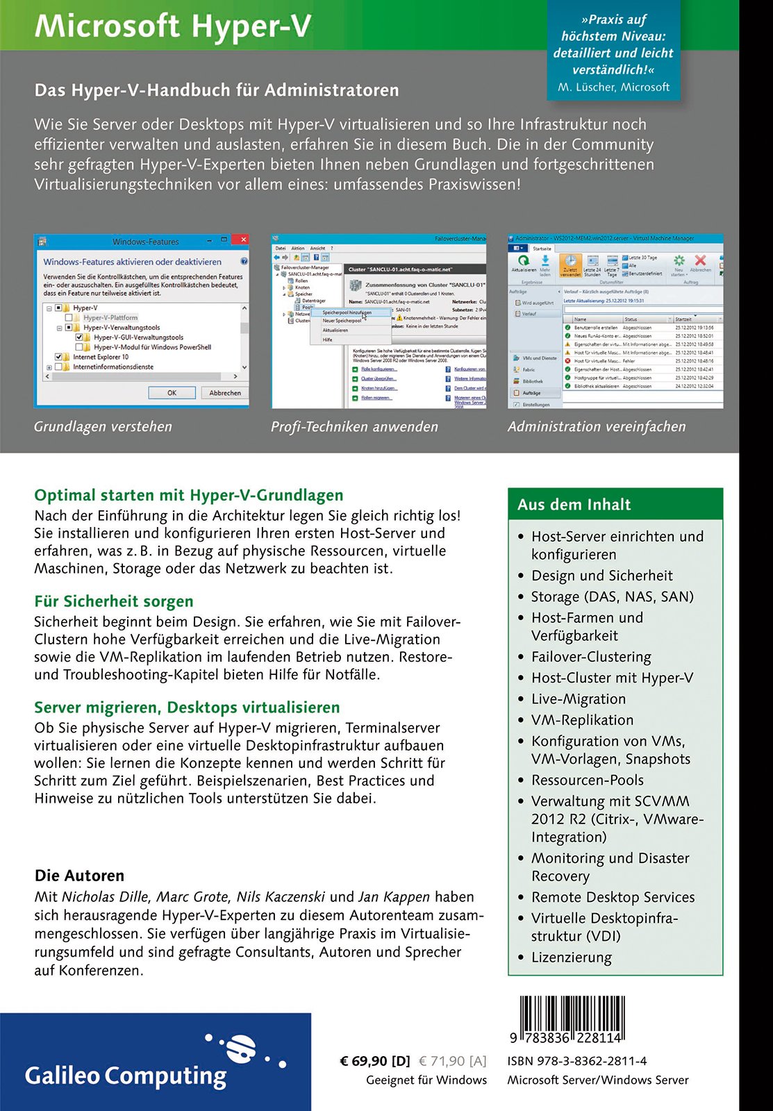 Microsoft Hyper-V und System Center: Das Handbuch für Administratoren. Aktuell zu Windows Server 2012 R2 (Galileo Computing)