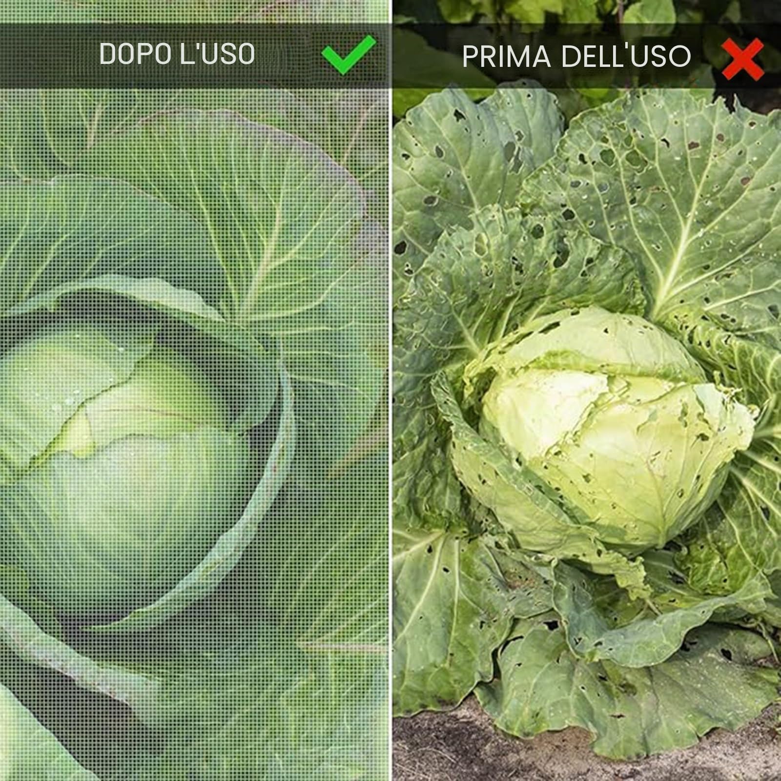 Rete Antigrandine, Zanzariera a Metro, Rete Anti Uccelli, Rete Protettive Anti Insetti e Uccelli per Orto, Rete Anti Insetti per Piante, Protezione da Giardino Colture(5x10m)