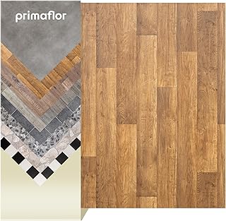 Primaflor PVC Bodenbelag Meterware - TRONTO, Eiche Modena, 2,00m x 1,00m, Vinyl-Boden in Holzoptik für Küche, Wohn- und Badezimmer, Hochwertige Auslegware, Anti-Rutsch Oberfläche