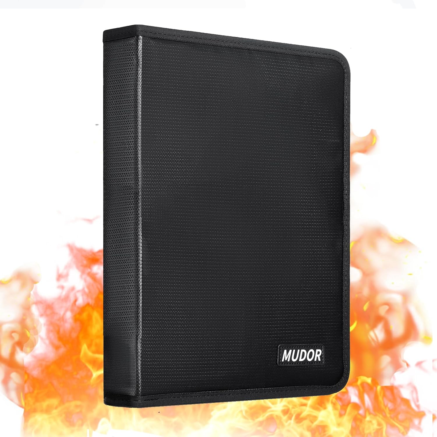 MUDOR Fireproof Coin Collection Book Holder for Collectors,370 Pockets Coin and Bill Collecting Album,Coin Binder Storage Organizer Display Case fits Currency Coins Collection Supplies