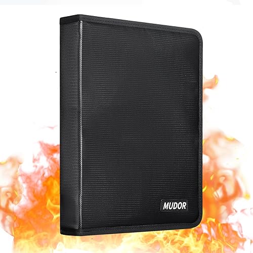 MUDOR Soporte ignífugo para coleccionistas, 370 bolsillos para coleccionistas, organizador de almacenamiento de carpetas de monedas para monedas y