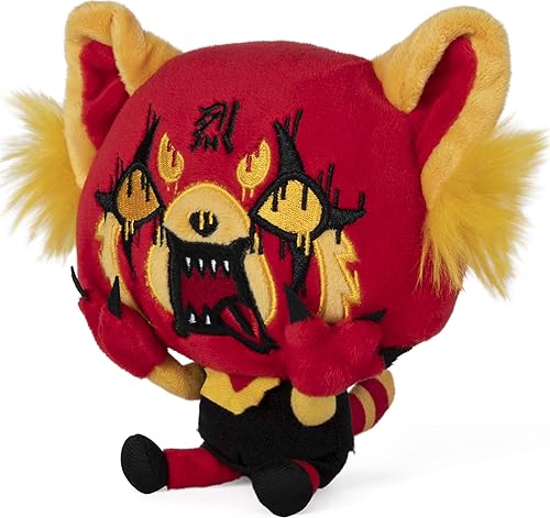 Miniatura 3 de GUND Sanrio Aggretsuko Red Rage Peluche Panda Rojo Netflix Original, 7 pulgadas