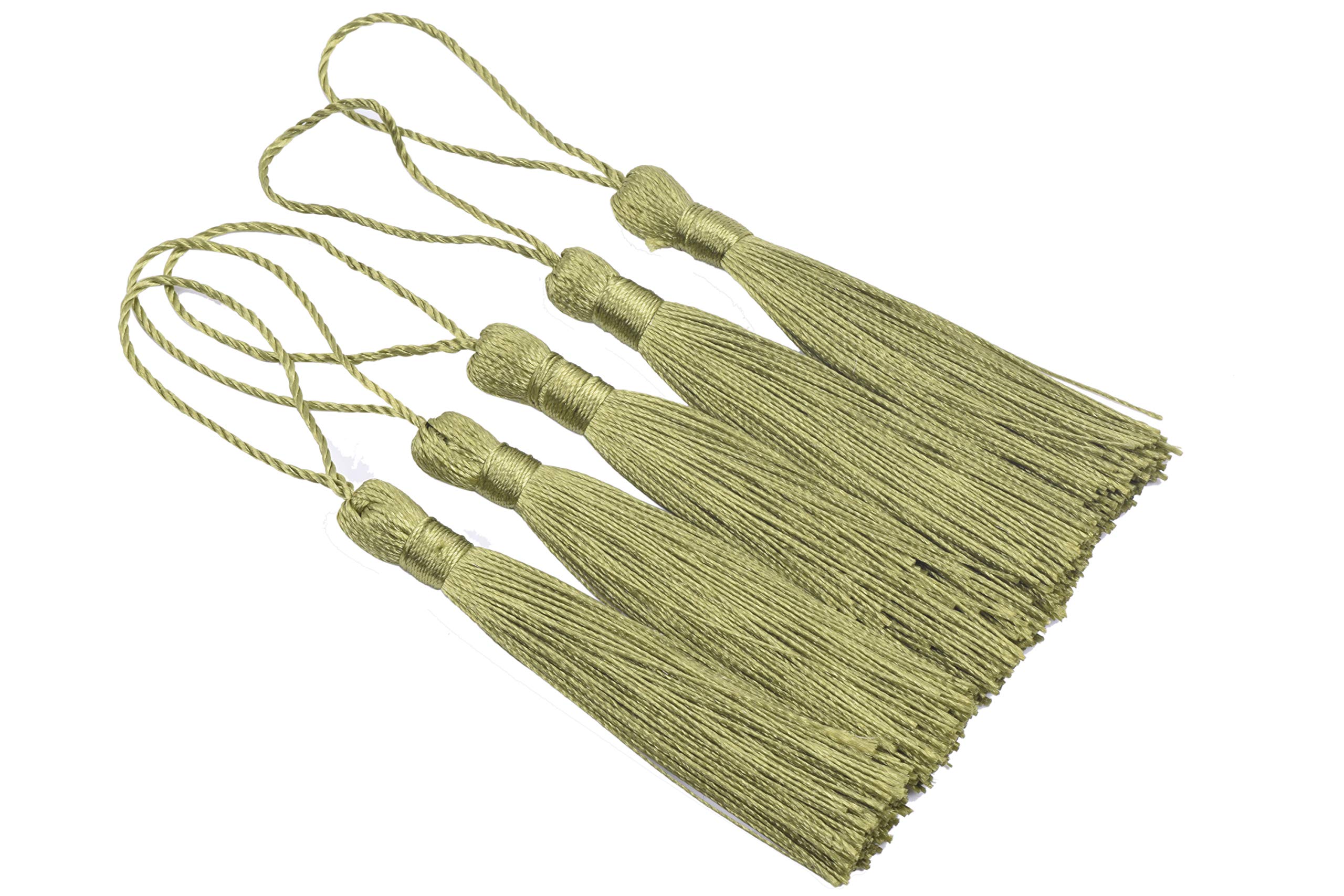 KONMAY 20pcs Silky Handmade Tiny(3.5') Soft Craft Mini Tassels with Loops for Bookmarks Jewelry Making, Decoration DIY Projects (Mixed(20 colors randomly, one of each)) 3