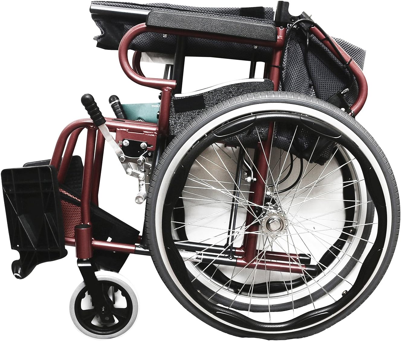 Ultra light Weight Wheelchair with foldable Back rest