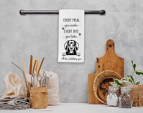 Miniatura 4 de Golden Retriever - Toallas de cocina con tejido de gofre, toallas de mano Golden Retriever para cocina, regalo para amantes de los perros Golden