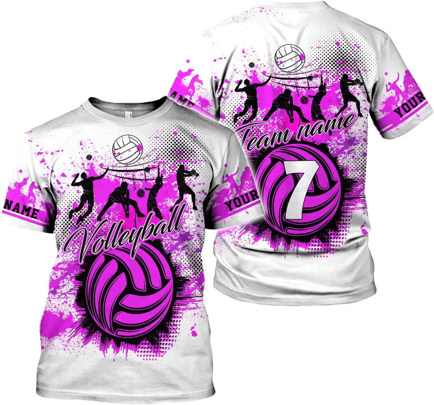 Personalized Volleyball Shirt, Volleyball Tshirt for Men & Women, Volleyball Uniform, Shirt for Volleyball Lover