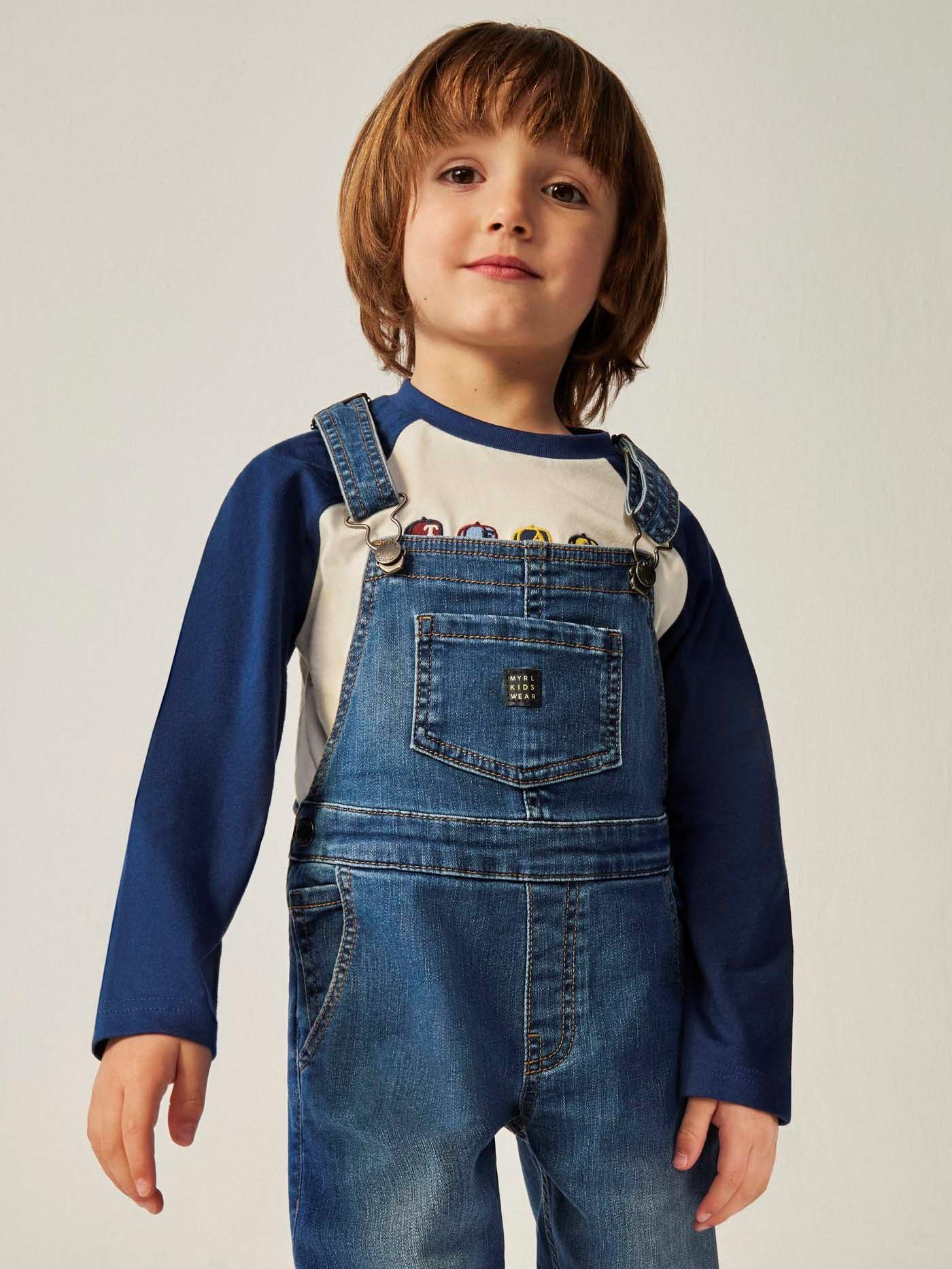 Mayoral Salopette Denim per Bambini e Ragazzi Jeans