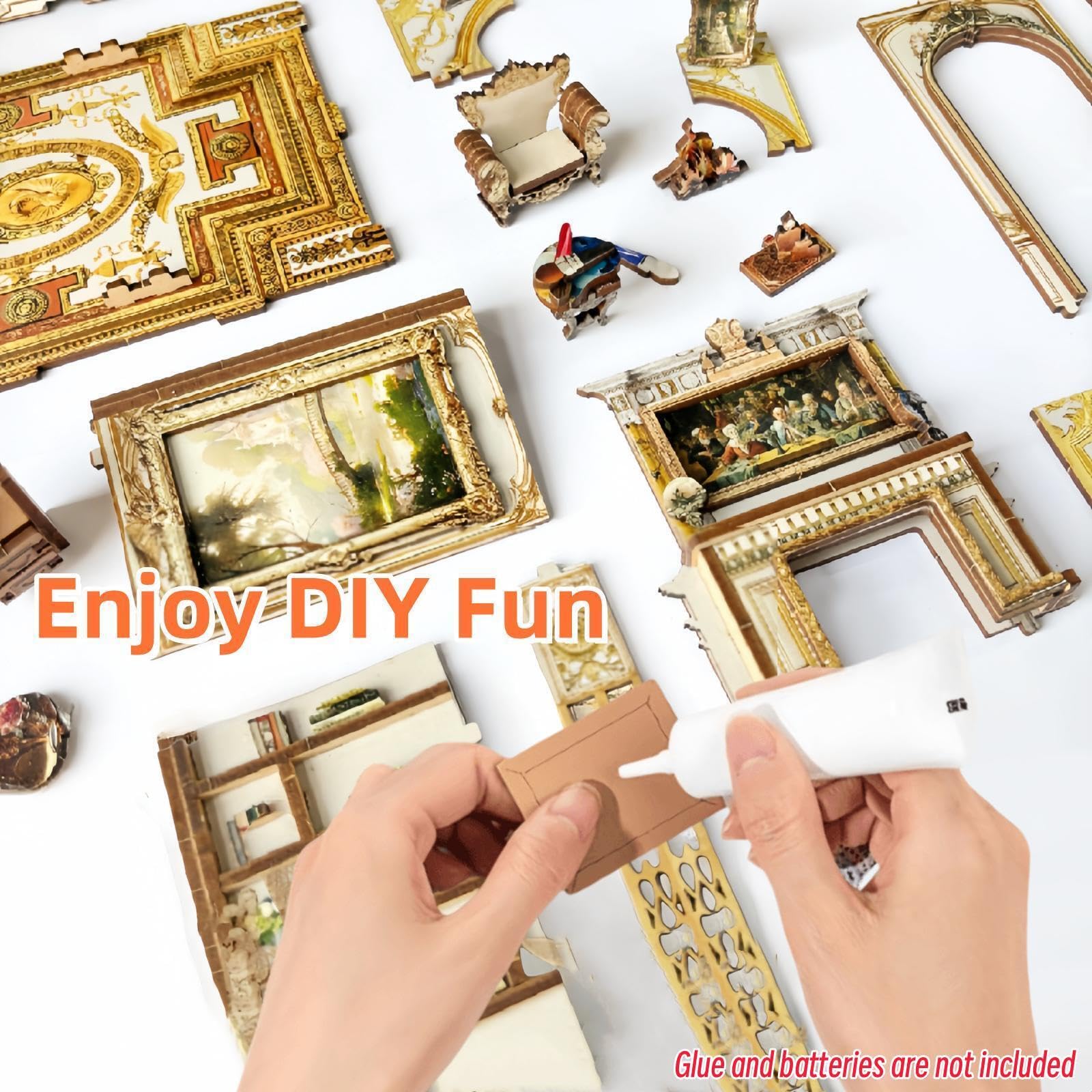 【BAROQUE】ALL OF THE LOVE,ALL OF THE DREA Amazon.com: KingStora DIY Book Nook Kit -Baroque Dreams