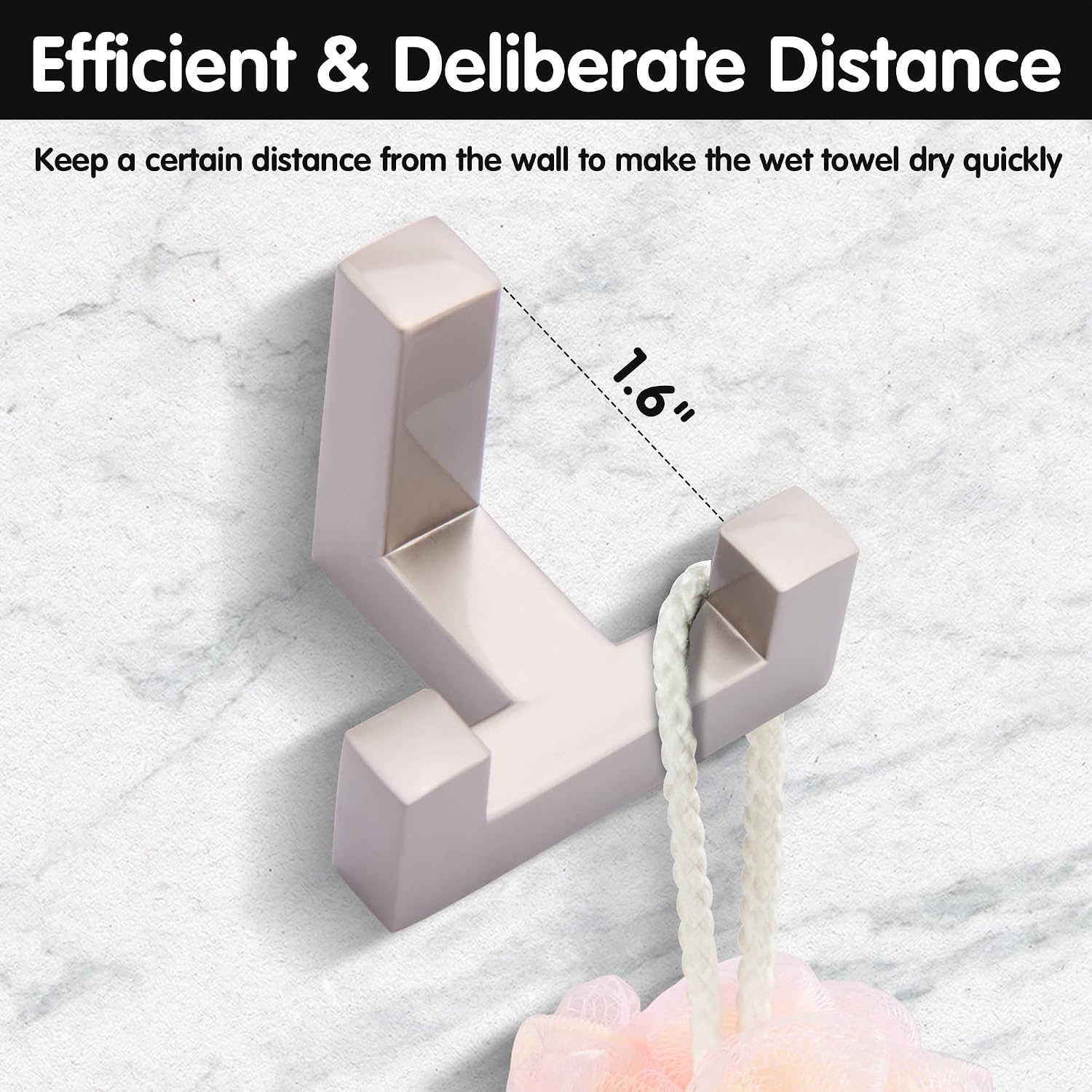 5 Pack Heavy Duty Coat Hook image 4