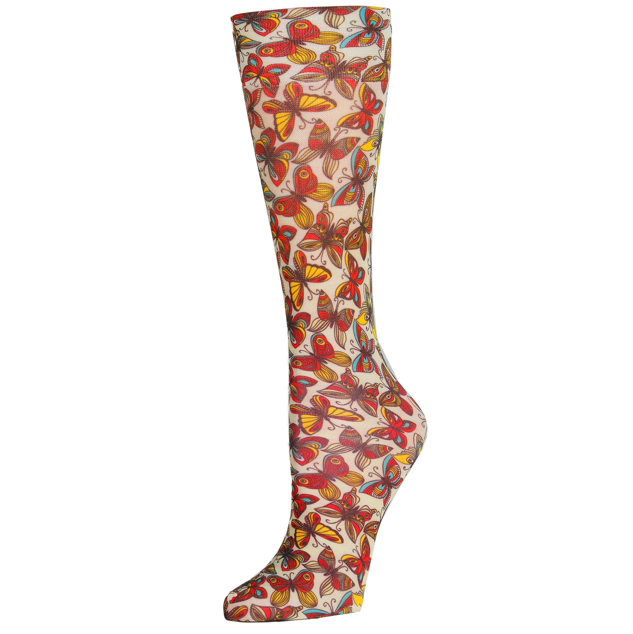 Celeste Stein Therapeutic Graduated Women Compression Socks, Diabetic Socks For Womens, 8-15 mmHg For Regular Calf