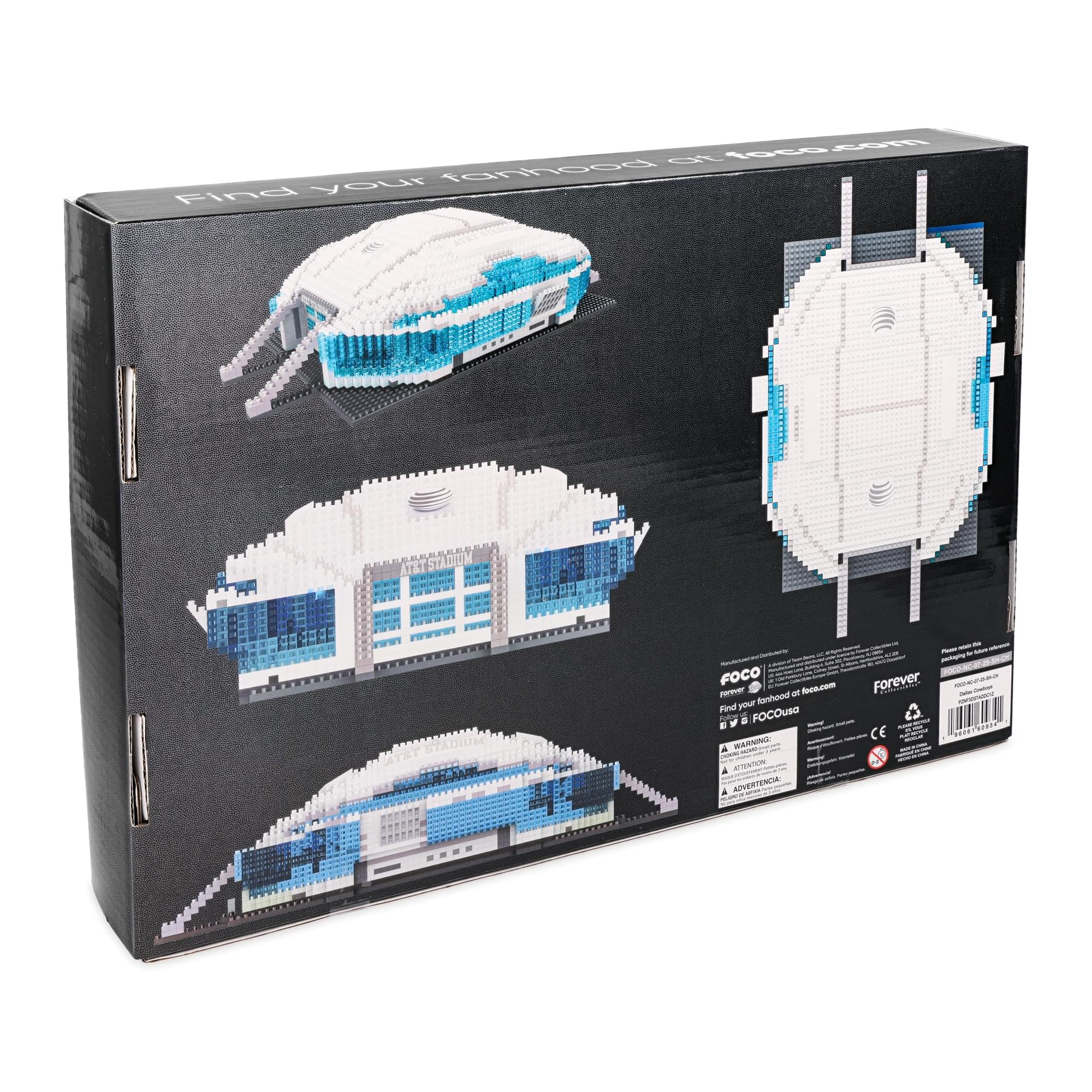 Amazon.com : FOCO Dallas Cowboys NFL BRXLZ Stadium - AT&T 1Z