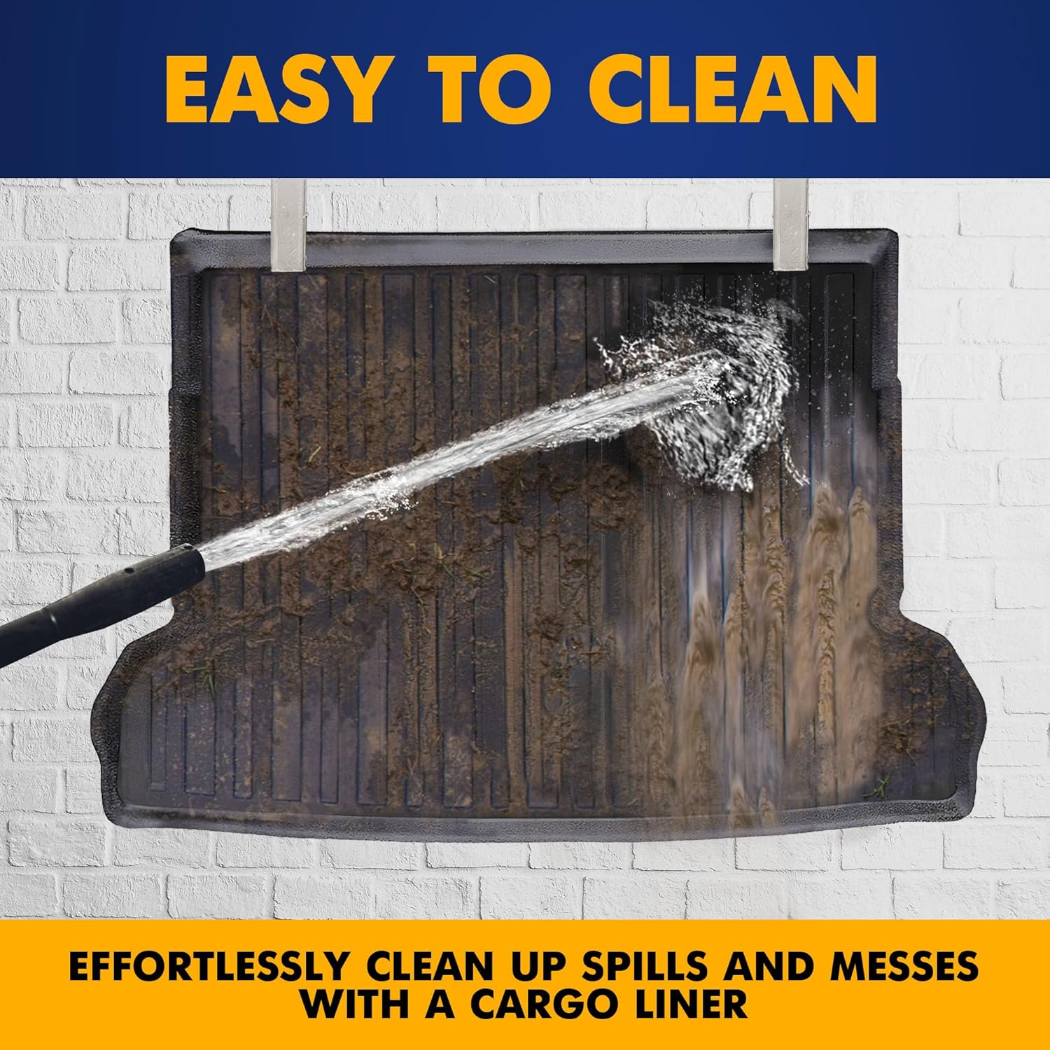 Premium Cargo Liner for Mercedes Benz GLB 250 Behind 2nd Row 2019-2025 - 100% Protection - Custom Fit Car Trunk Mat - All-Season Black Cargo Mat - 3D Shaped Laser Measured Trunk Liners