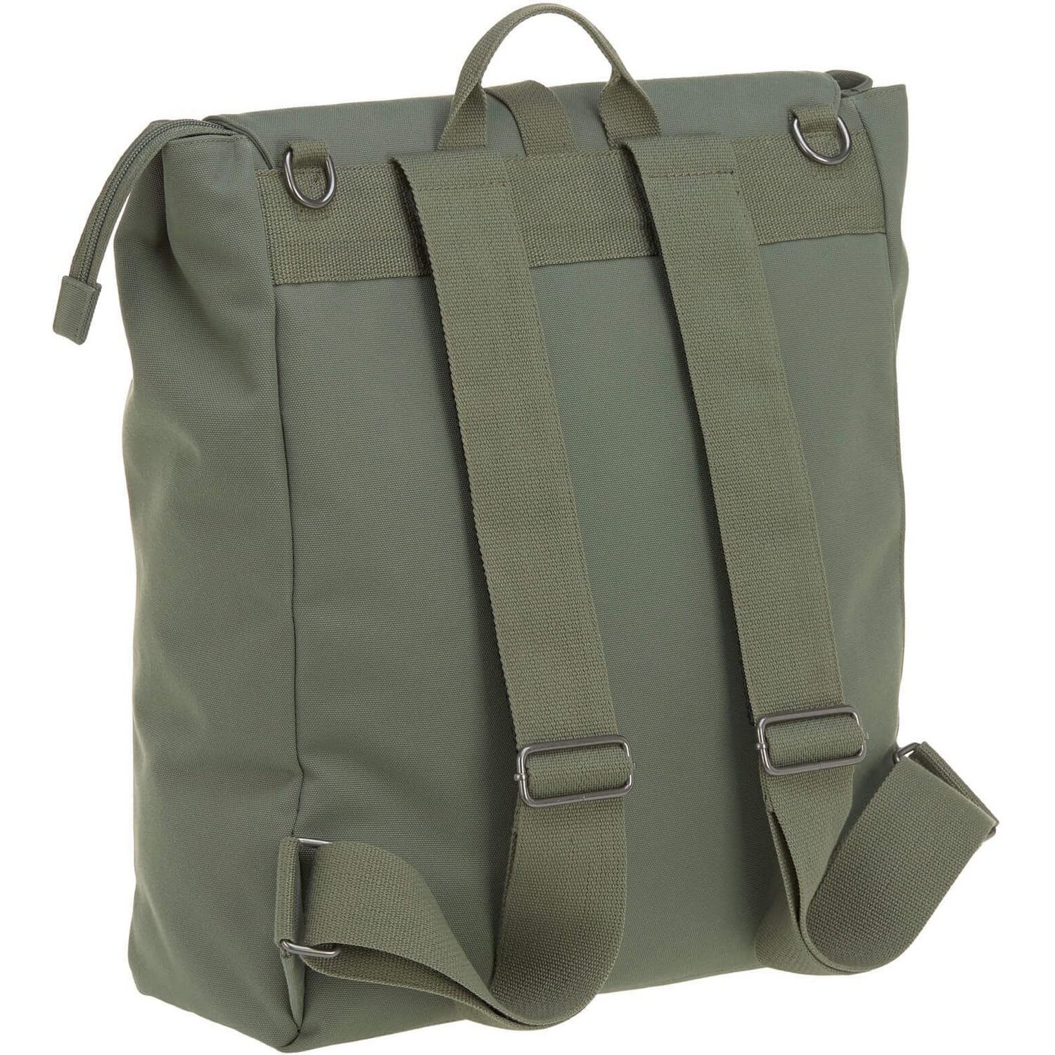 LÄSSIG Baby Wickelrucksack Wickeltasche Babytasche stylische Tasche inkl. Wickelzubehör/Backpack Adventure, Olive