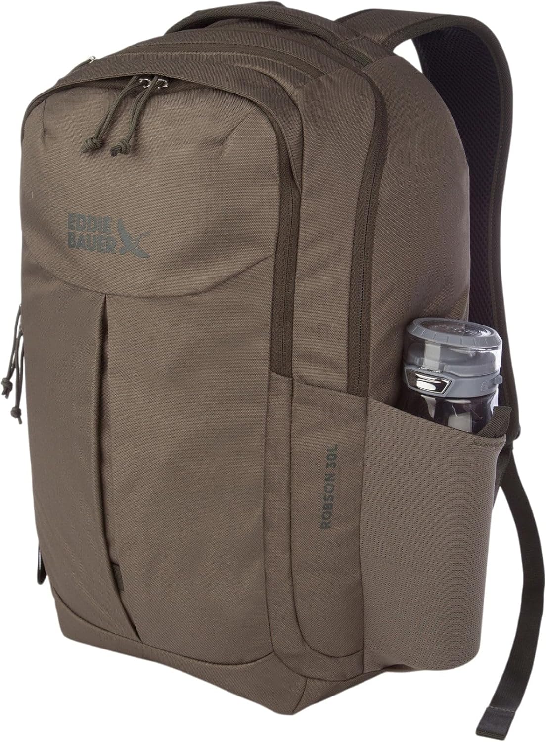 Eddie Bauer Robson Backpack 30L | Everyday Carry | Work | Travel | Commuter | Padded Laptop Sleeve | Stretch Bottle Pockets | Lightweight | Durable - Spruce - Image 4