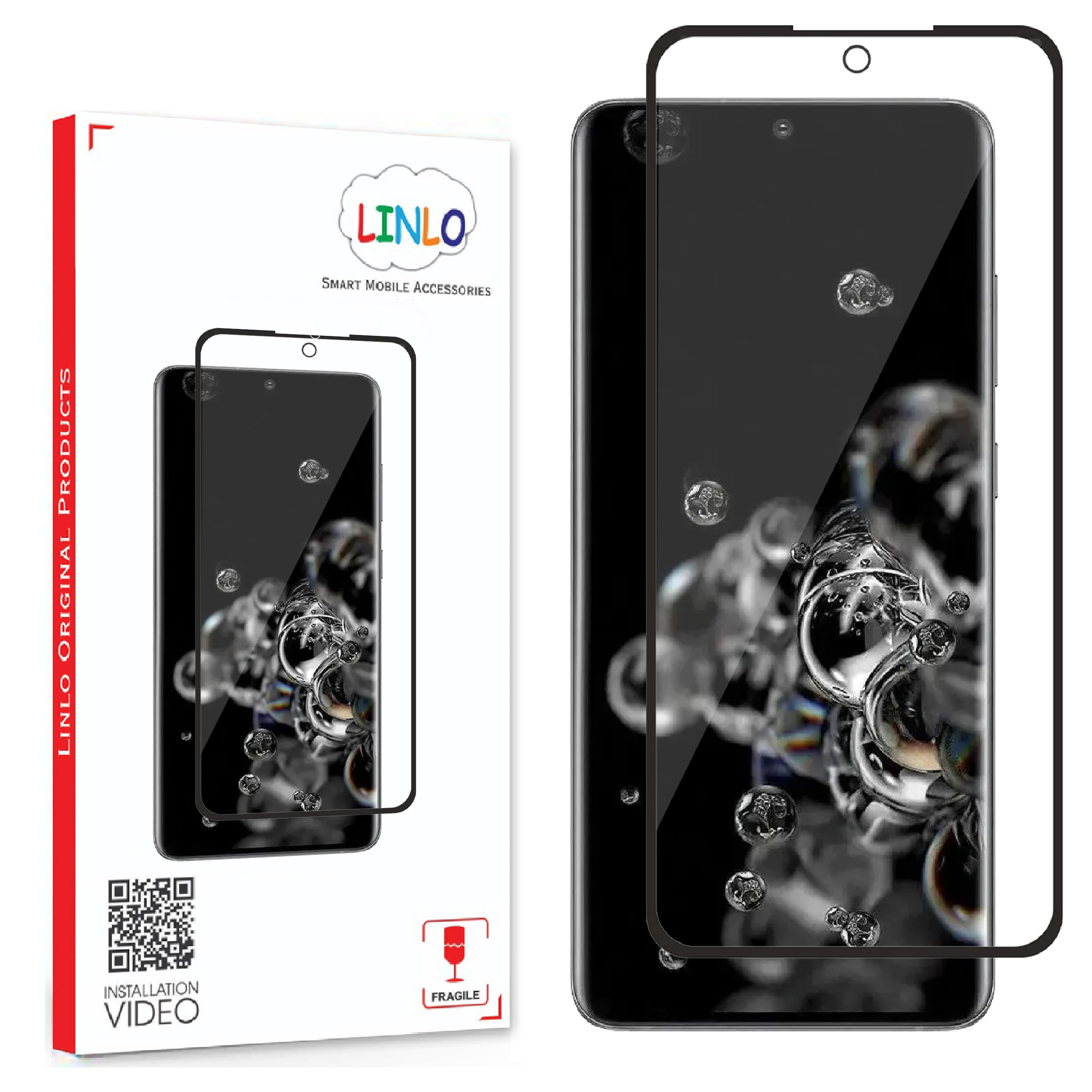 LINLO Tempered Glass Screen Protector Compatible for Samsung Galaxy S23 Plus / S22 Plus with Edge to Edge Coverage,Pack of 1,Black (B0CF9XKL1S) Amazon Price History, Amazon Price Tracker