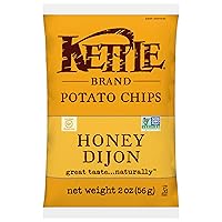 Vista 66 de Kettle Brand Papas fritas, chips de miel Dijon, mostaza Dijon + miel. 5 onzas