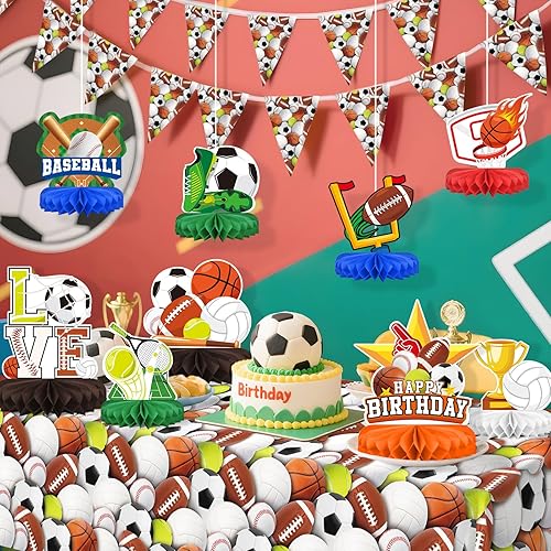 Miniatura 39 de Centro de mesa de decoración de cumpleaños de safari, suministros de fiesta temática de animales de la selva, adornos de mesa de panal