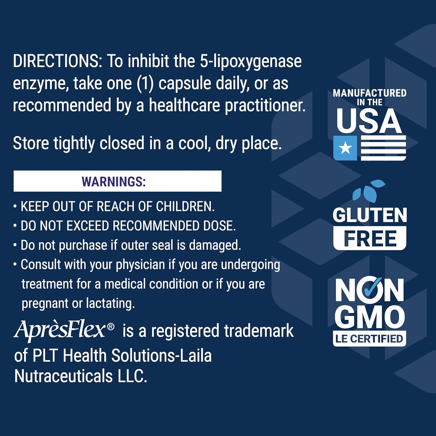 Life Extension 5-LOX Inhibitor with AprèsFlex®, 100 mg, standardized Boswellia serrata Extract, Promotes Joint, Cell & arterial Health, Gluten-Free, Non-GMO, Vegetarian, 60 Capsules - Image 7