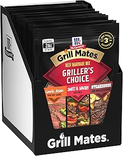 McCormick Grill Mates Griller's Choice Beef Marinade Mix, 1.12 oz (Pack of 12)