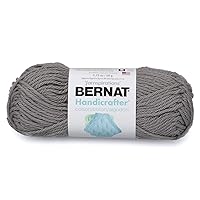 Vista 16 de Bernat Handicrafter - Hilo de algodón de colores sólidos, 1.75 oz, calibre 4 mediano, 100% algodón, Rojo Country