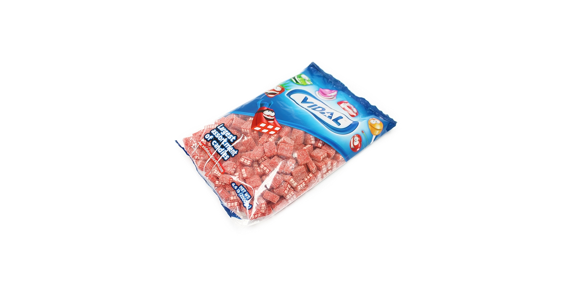 Amazon.com : Vidal Licorice Strawberry Bricks (4.4 Pounds