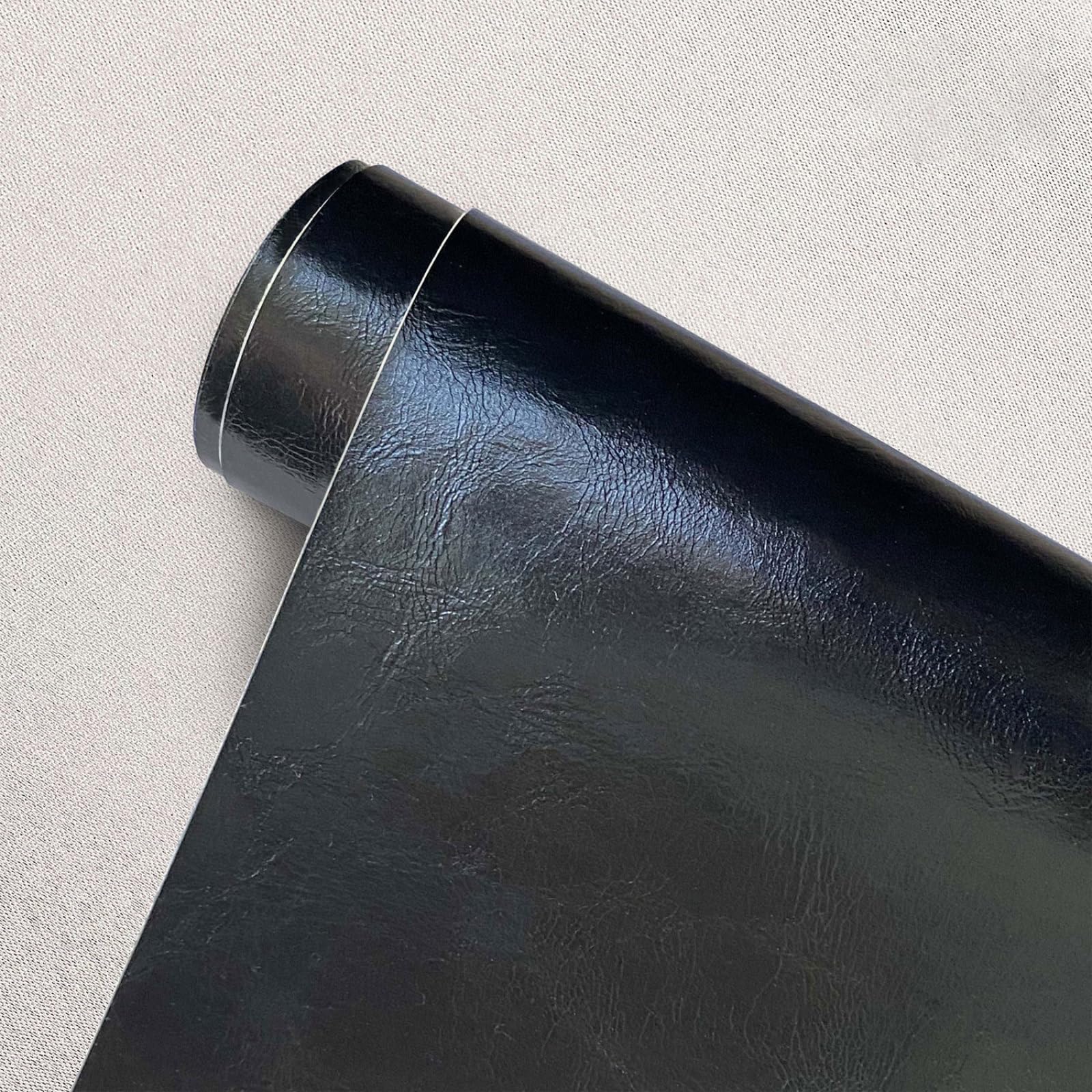 Parche De Cuero Tonshingics,Un Rollo De Parche ReparacióN De Cuero Autoadhesivo SintéTico De Bricolaje Para El Asiento Del AutomóVil, Sofá, ReparacióN Y RenovacióN De Cuero negro 4 69 x 400 cm