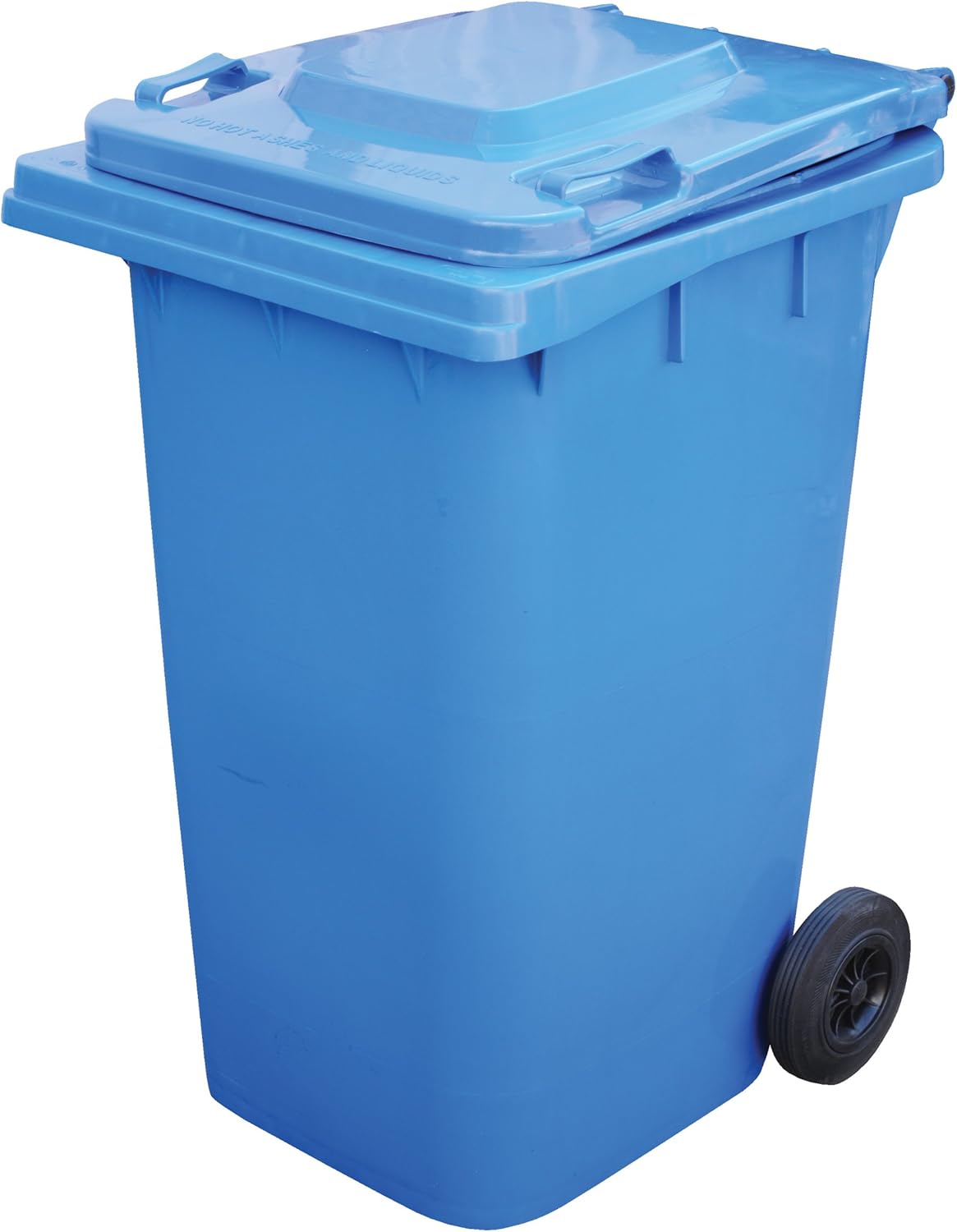 64 Gallon Poly Trash Can Blue