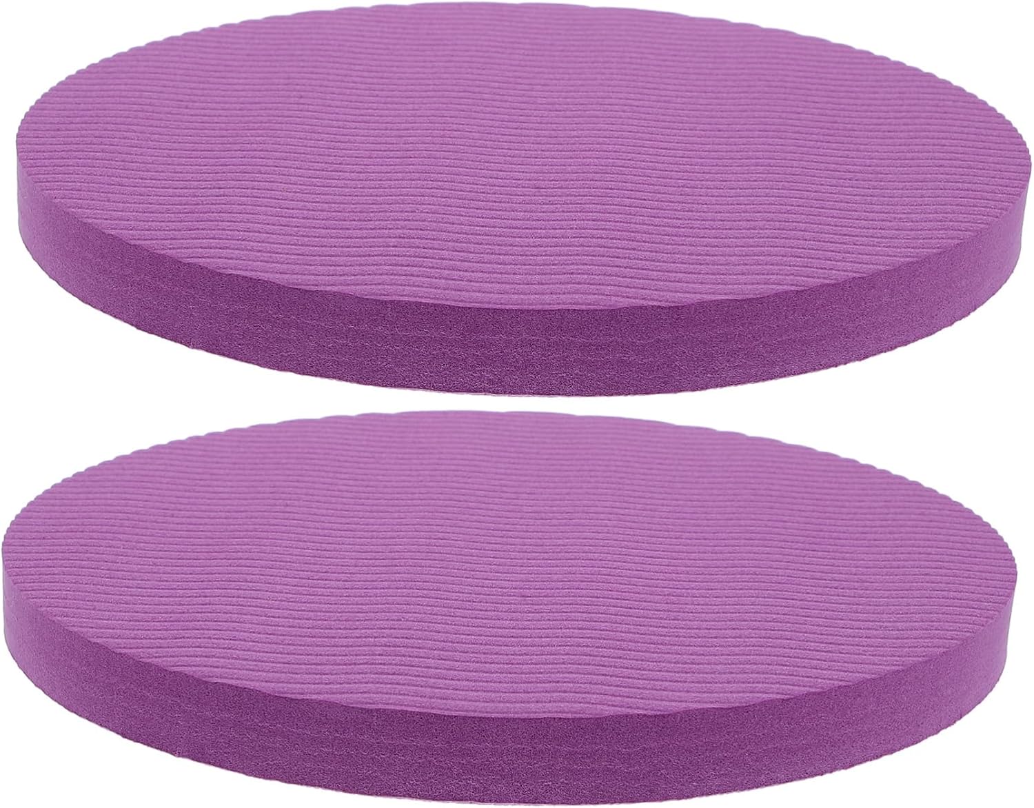 KICHOUSE 2pcs Thick Yoga Mat Knee Pillow Exercise Mats for Home Workout Skid-resistant Yoga Pad
