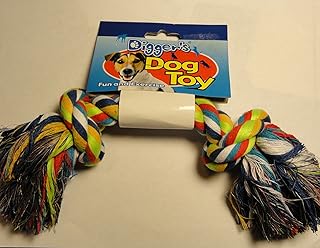 Boss Pet 03871 Multi-Color Rope with Knotted Ends Dog Toy Tug