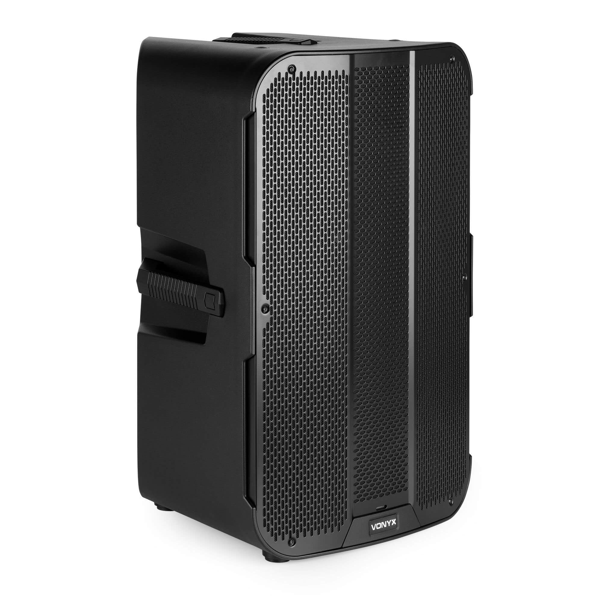 Vonyx VD715A PA Lautsprecher Aktiv 900W – Bluetooth Lautsprecher Groß mit DSP – DJ Boxen für Party & Bühne – PA Anlage Komplettset – Aktivboxen mit Bi-Amping – Musikbox Groß mit TWS