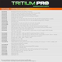 Vista 4 de TRUGLO Tritium Pro - Miras nocturnas para pistola, compatibles con Springfield Armory XD Series Mira delantera y trasera compacta y duradera que