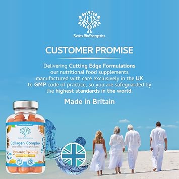 Collagen Complex Natural Orange Flavour Chewable Gummies