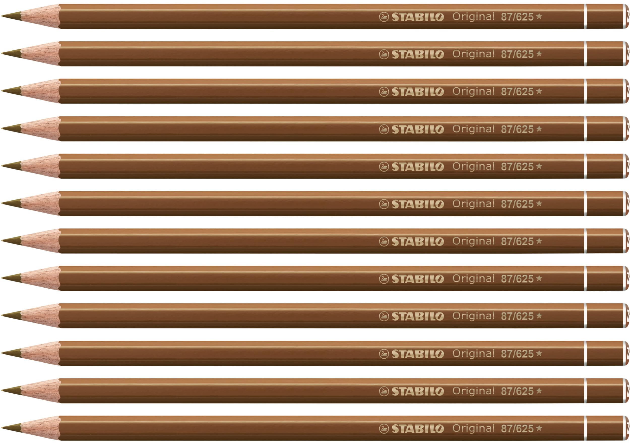 STABILO Premium Colouring Pencil Original - Pack of 12 - burnt umber