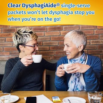 عبوة DysphagiAide شفافة من المستوى 2، سميكة قليلاً، 24 قطعة، عبوة فردية تحتوي على 400 برطمان تقديم