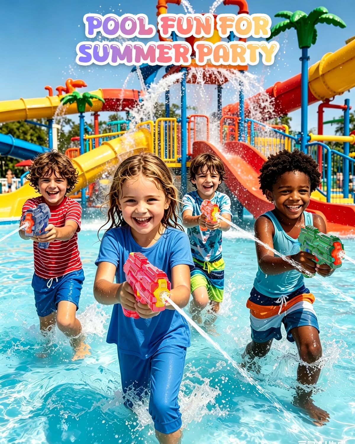 2 Pack Water Gun for Kids, Pink Squirt Gun for Adults Boys Girls Pool Toys, Small Watergun Water Shooters Ages 4-12 for Summer Outdoor Beach Party Game