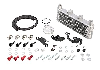 オイルクーラー　コア　#6 サイド加工済み6インチ13段オイルクーラーコア | スピード