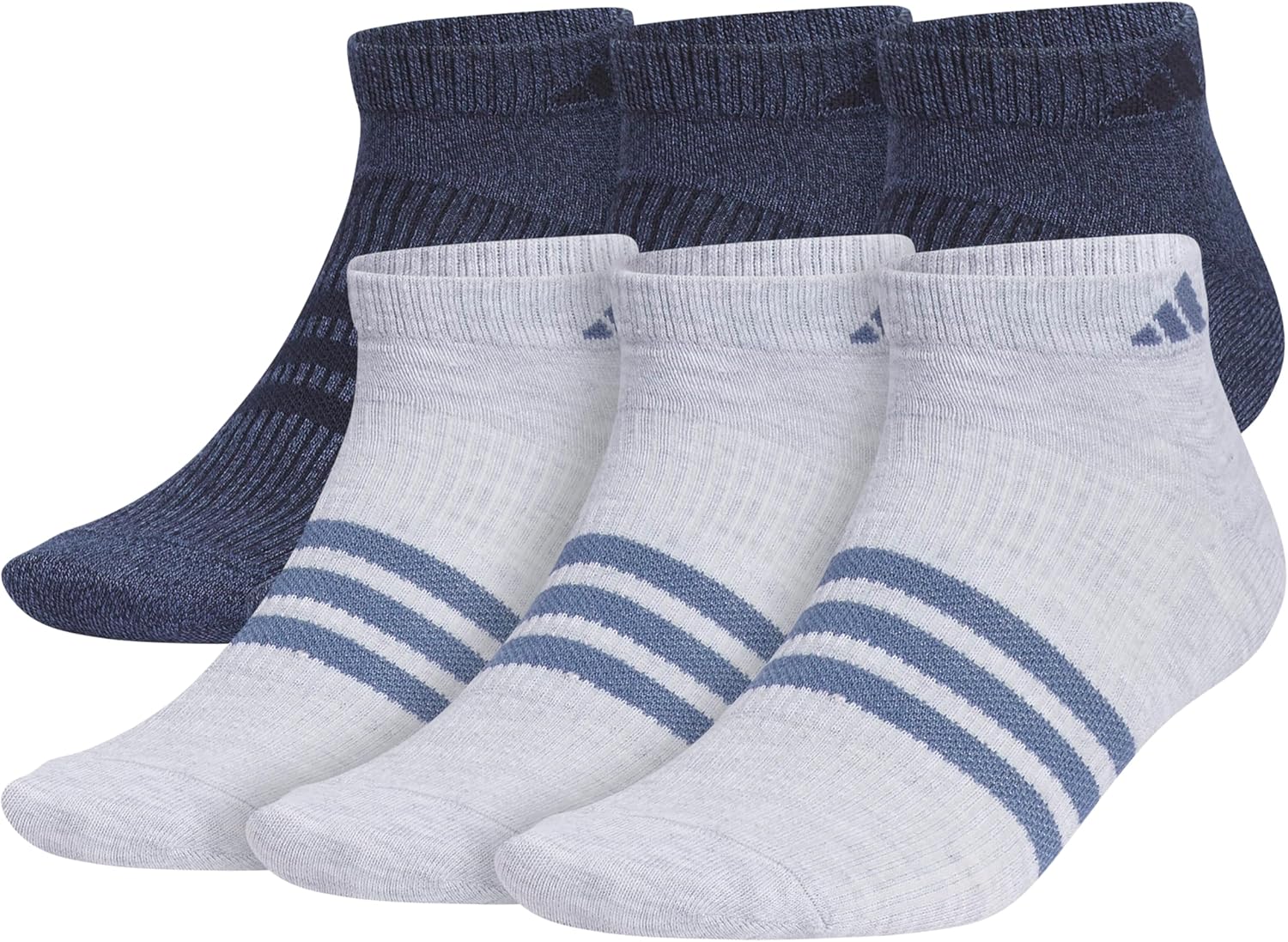 adidas mens Men's Superlite 3.0 6-pack Low Cut