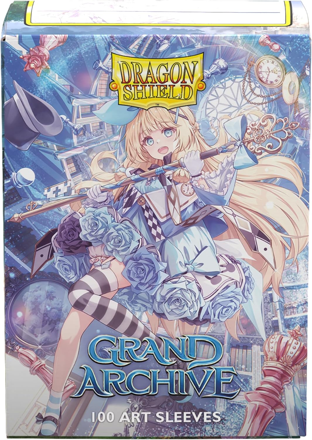 Dragon Shield | Grand Archive Matte Art Sleeves | 100 CT - Smooth & Tough Premium TCG Sleeves | Compatible with Pokemon, One Piece & Magic The Gathering | Alice, Golden Queen