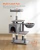 Feandrea Pct52W 110 cm Cat Tree, Light Gray