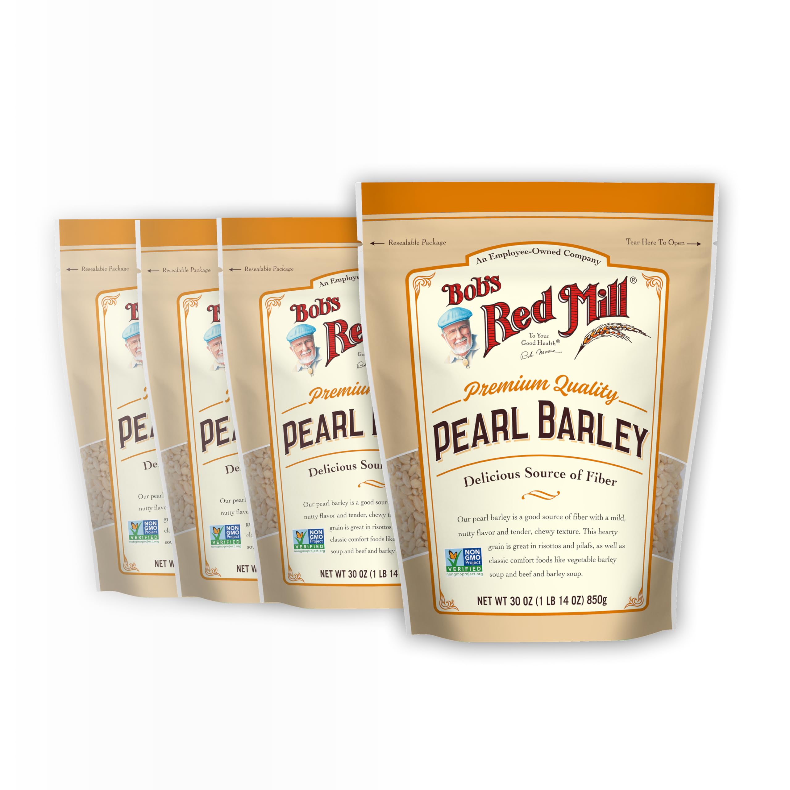 Bob's Red Mill Pearl Barley, 30-Ounce (Pack of 4)