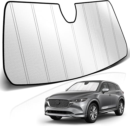 Miniatura 37 de KUST - Parasol para parabrisas para Chevy Equinox 2010–2017, accesorios para ventanas, funda solar plegable, bloquea los rayos UV, mantiene el coche