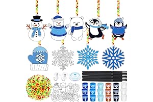 Capoda Snowflake Suncatchers Ornaments Decorations Kits Crafts
