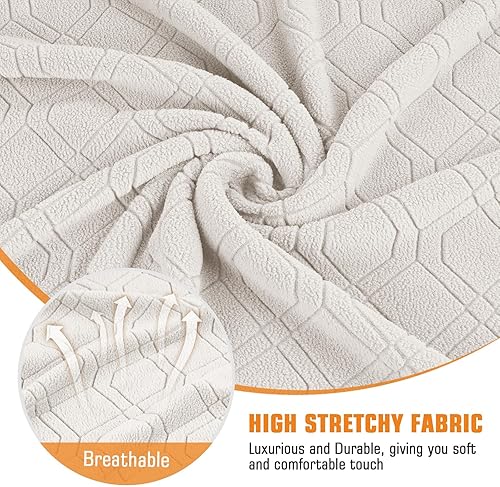 Miniatura 2 de VANSOFY Funda para silla reclinable, 3 piezas, elásticas, para silla reclinable, funda suave para silla reclinable, protector de muebles para perros