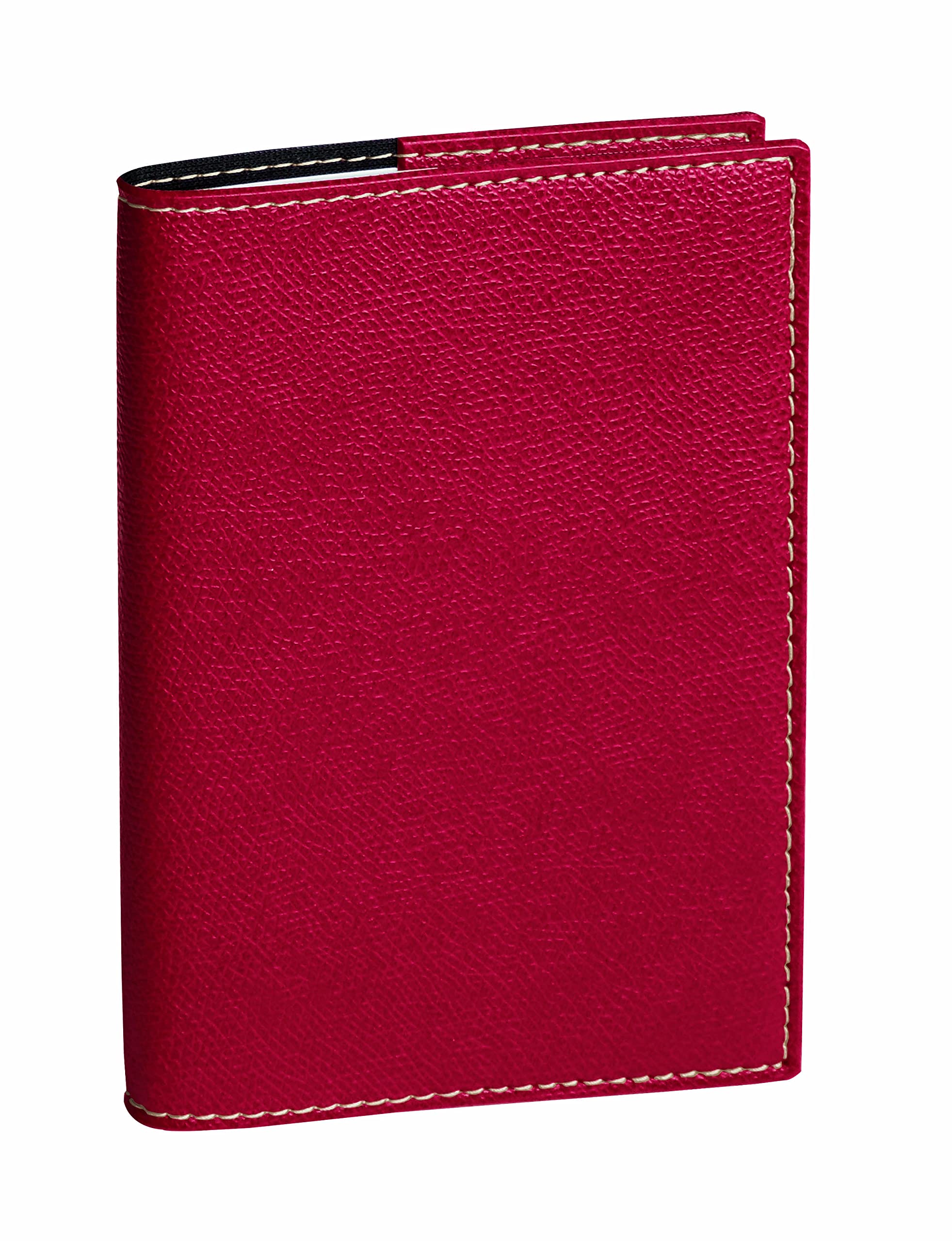 Quo Vadis 969081Q – Telephone Index Horizontal Striped 7 x 10 cm Club Red